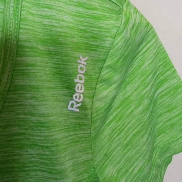 Reebok bright green short sleeve workout tee size medium - Picture 2 of 5